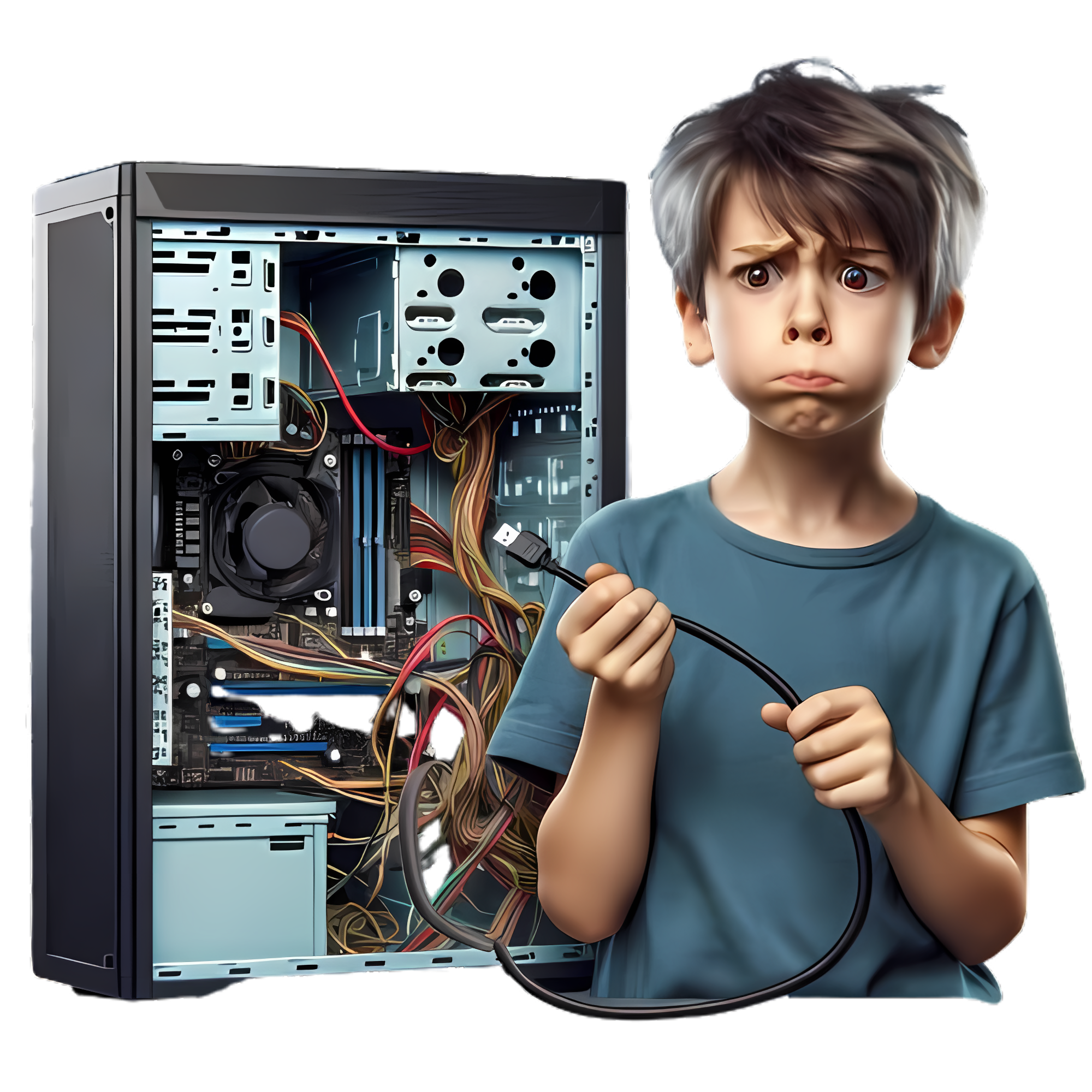 Computer Kid Ad